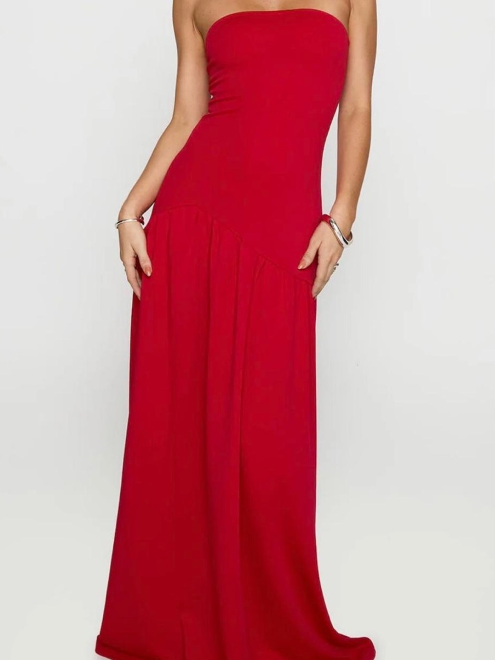Princess Polly Move Me Strapless Maxi Dress